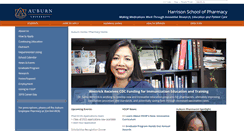 Desktop Screenshot of pharmacy.auburn.edu