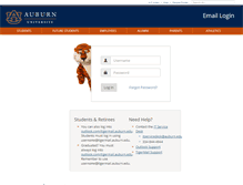 Tablet Screenshot of gw.auburn.edu