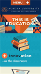 Mobile Screenshot of education.auburn.edu