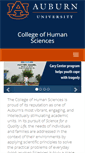 Mobile Screenshot of humsci.auburn.edu
