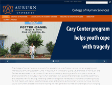 Tablet Screenshot of humsci.auburn.edu