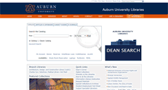 Desktop Screenshot of lib.auburn.edu