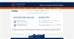 Desktop Screenshot of catalog.lib.auburn.edu